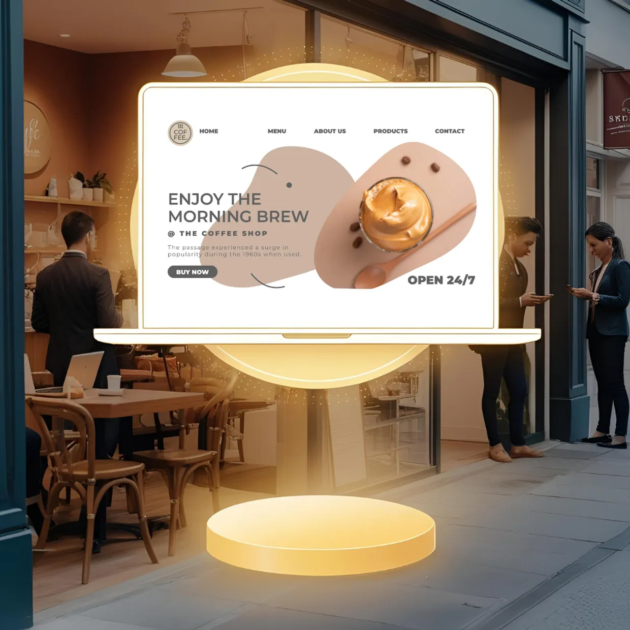 Επιχείρηση με μια νέα ιστοσελίδα